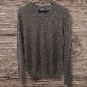 American Eagle V-Neck Sweater Grey (M)